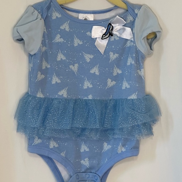 Disney Baby Cinderella One-Piece with Tulle Skirt and Bow Size 18-24 month - Picture 2 of 4